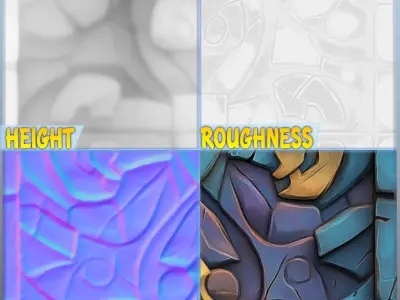Stylized Wall Seamless Texture Texture 52