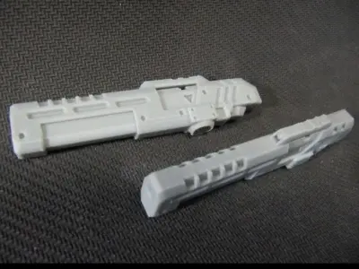 CHIBI-TECH SD - SRV-VII KINETIC RAILGUN 3D print model