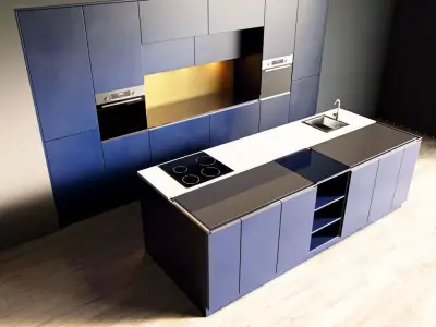 99-Kitchen3 matte 9 3D model