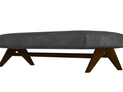 Pierre Jeanneret Daybed 3D model