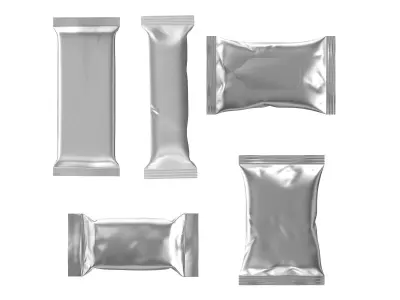 Collection Chocolate Bars 5in1 3D Model Pack