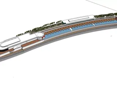 vacation spot-Resort-Fashion Leisure Hotel-0139 3D model