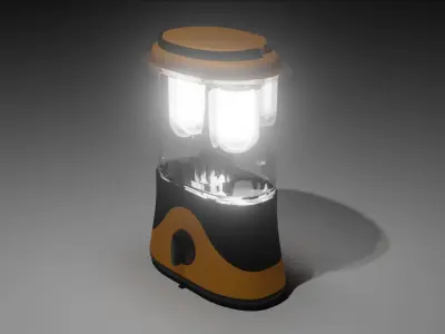 LED Campinglamp 3D model