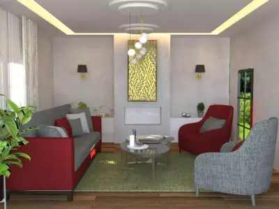 LIVINGROOM DECORATION 3D print model
