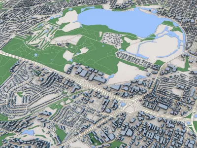 Madison City Wisconsin 3D model