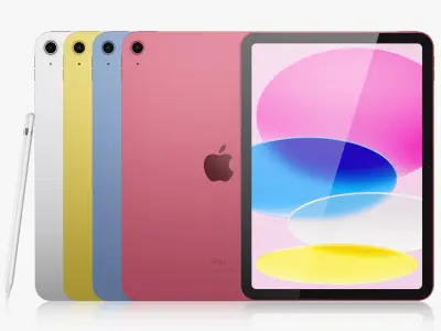  Apple iPad 10th generation 3D model