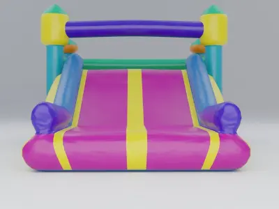 Inflatable castle shape 3D model