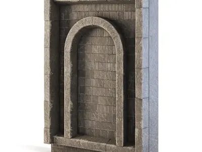 Dungeon Wall 3D model get