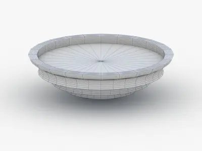 1520 - Ceiling Light Low-poly 3D model