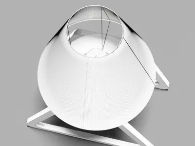 Table lampshade 3D model
