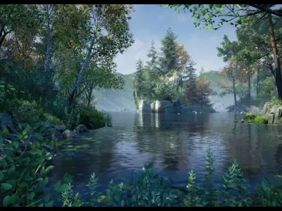 Nature Package Low-poly 3D model