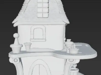 Hogwarts Castle from Harry Potter  3D print model