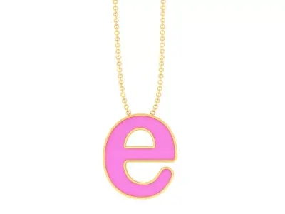 Alphabet - E 3D print model