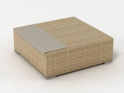 Dedon Garden Furniture Set 3D model