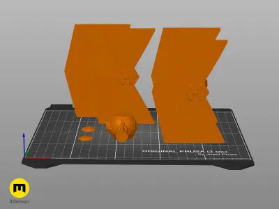 TIE mg Mining Guild starfighter 3D print model