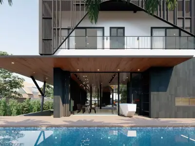 911 Villa Full Lumion Exterior Scene 3D model