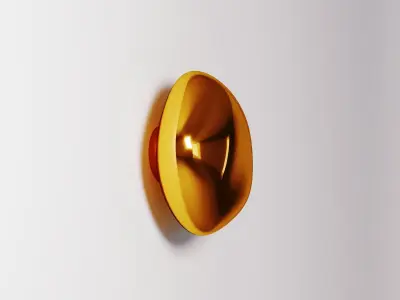 TOM DIXON MELT LED SURFACE LIGHT Low and Highpoly 3d print 3D print model