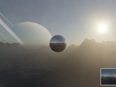 Sci-fi Space HDRI 3D Model Pack