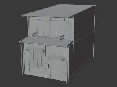 Realistic House Japan Style - 4K Res Texture Free 3D model