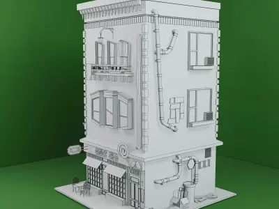 house 3D print model get