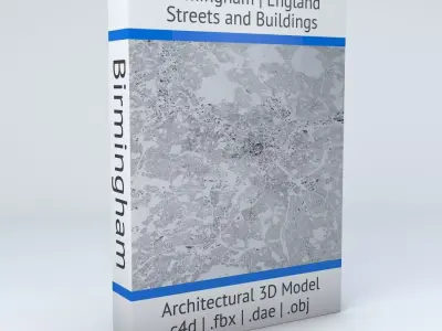 Birmingham Streets and Buildings 3D model