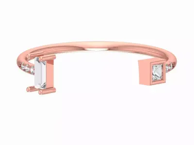Women Light Weight Band Ring 3D print model purchase