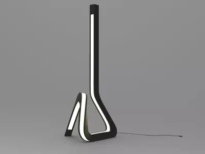 West Floor Light Low-poly 3D model