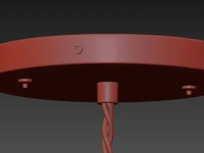 Geo Shade Modern Pendant Lamp 3D model