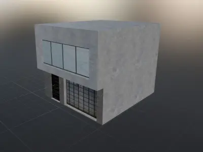 Colombian Style House Low-poly 3D model