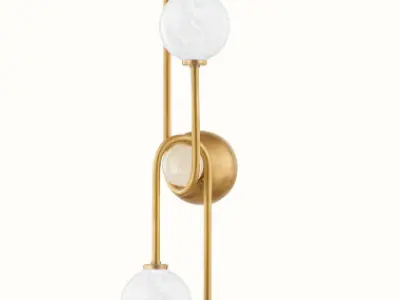 Astro by Corbett Light - Double Globe Wall Sconce 3D Model 3D model