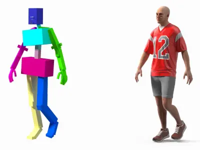  American Football Fan Rigged 