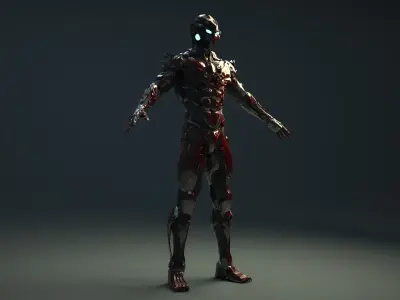 Sci-fi Character V2 3D model