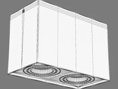 05208x Rettango Lightstar Spotlight 3D model