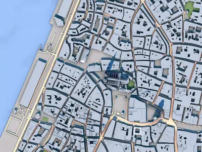 Cathedral of Our Lady Belgium 3D model