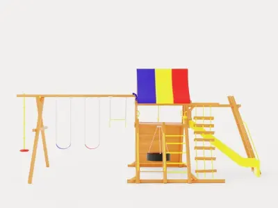 Circus Castle Pkg III Loaded Low-poly 3D model