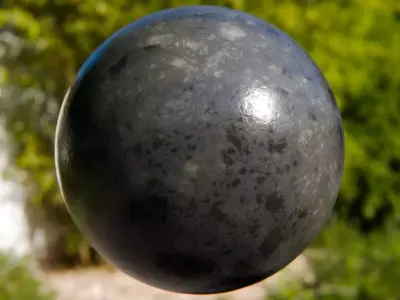 Procedural Smoky Obsidian Marble Shader - 4K PBR Texture Texture