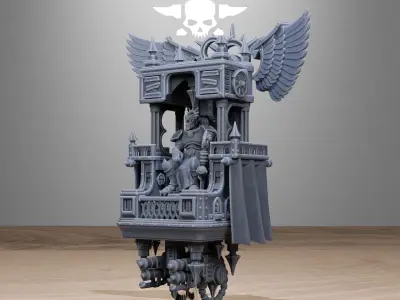 Vodalites Flying Throne 3D print model