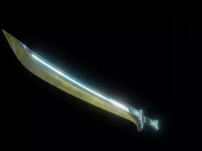 luminous sword 3D model