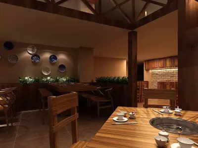 Business - Food Beverage 7-065 3D model