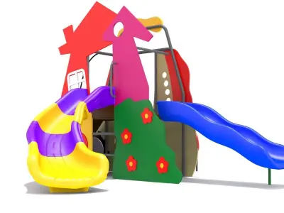 Playground Playhouse 3D model purchase