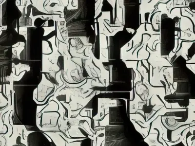 40 Seamless Sci-fi Patterns - CORRODED Texture