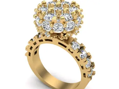 Jewelry ring 367 3D print model