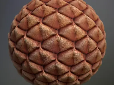 Material Skin Alien 22 Seamless PBR Texture Texture