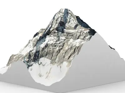Mount assiniboine 3D model