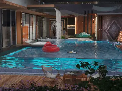 Outdoor roof Design  3D model