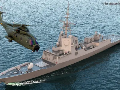  F101 Alvaro de Bazan Class Frigate 