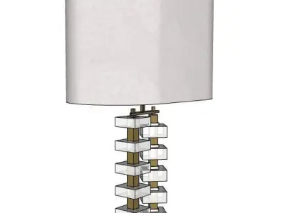 Balsamo Romania Textured Lamp 3D model