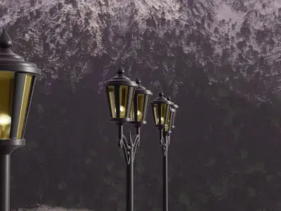 Street  Lights 3D model