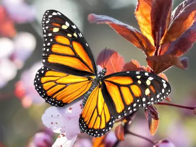  Danaus Plexippus Butterfly 