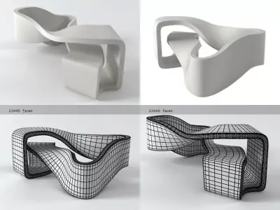 SW416 Low Table 3D model